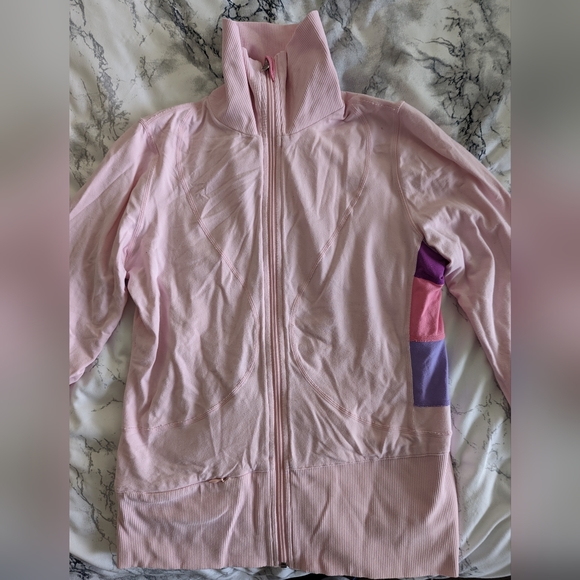 RARE Reversible Lululemon Zip-Up Pink Size 6 - Picture 1 of 8